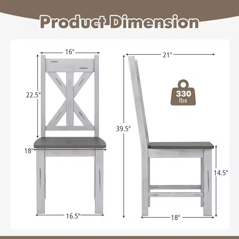 Sedia da pranzo in legno con struttura in legno di gomma ed elegante schienale traforato
