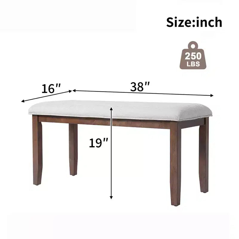 38 Panca Ottomana Moderna, Panca per Scarpe da Ingresso Imbottita con Gambe in Legno, Versatile Poggiapiedi per Soggiorno, Camera da Letno, Corridoio