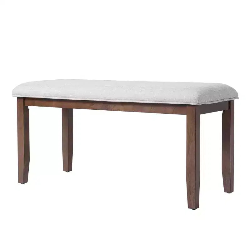 38 Panca Ottomana Moderna, Panca per Scarpe da Ingresso Imbottita con Gambe in Legno, Versatile Poggiapiedi per Soggiorno, Camera da Letno, Corridoio