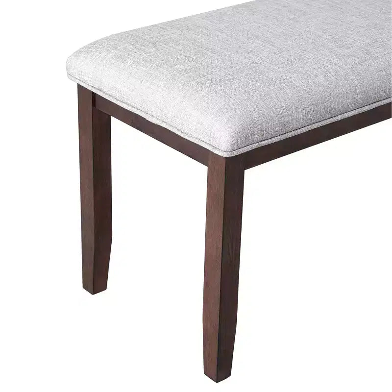 38 Panca Ottomana Moderna, Panca per Scarpe da Ingresso Imbottita con Gambe in Legno, Versatile Poggiapiedi per Soggiorno, Camera da Letno, Corridoio