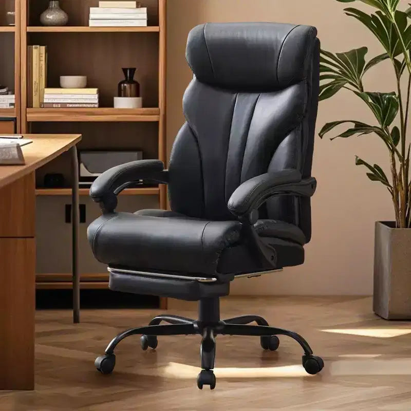 Sedia da ufficio taglie forti portata 227 kg, braccioli regolabili e schienale reclinabile, sedia ergonomica direzionale per computer