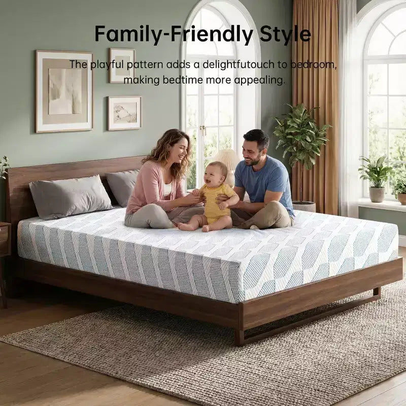 Materasso da 5 pollici per adulti, ragazzi e singoli, misure Twin/Twin XL/Full, materasso in memory foam rinfrescante, rivestimento rimovibile e lavabile, rigidità media.