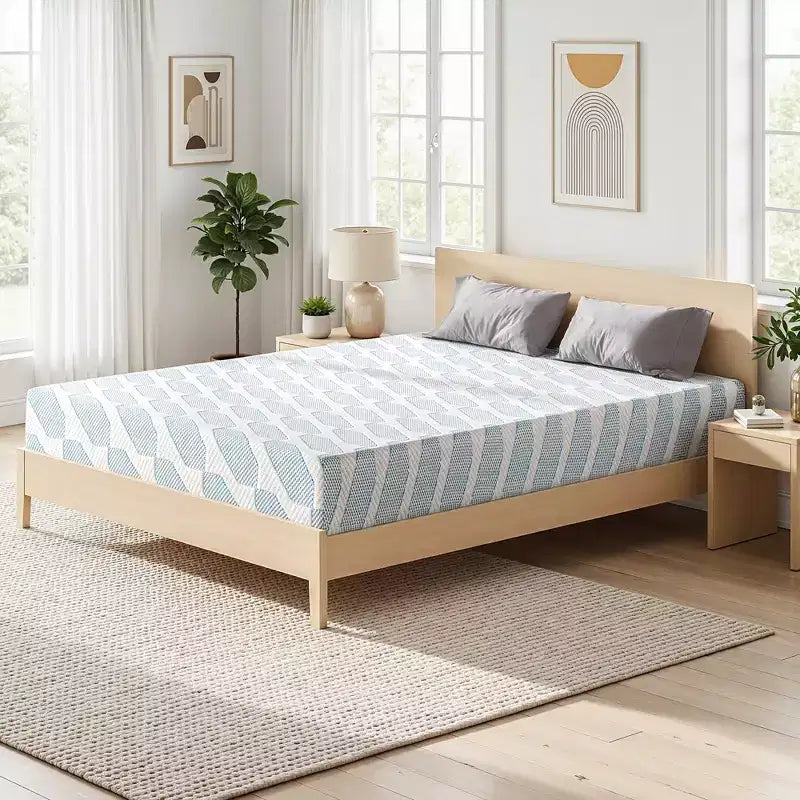 Materasso da 5 pollici per adulti, ragazzi e singoli, misure Twin/Twin XL/Full, materasso in memory foam rinfrescante, rivestimento rimovibile e lavabile, rigidità media.