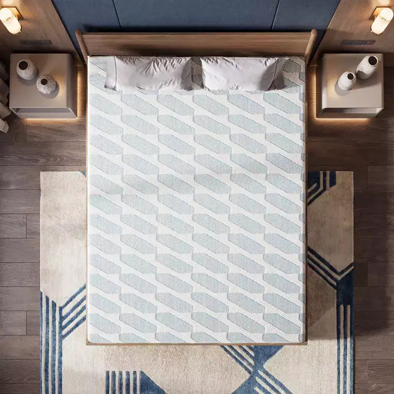Materasso da 5 pollici per adulti, ragazzi e singoli, misure Twin/Twin XL/Full, materasso in memory foam rinfrescante, rivestimento rimovibile e lavabile, rigidità media.