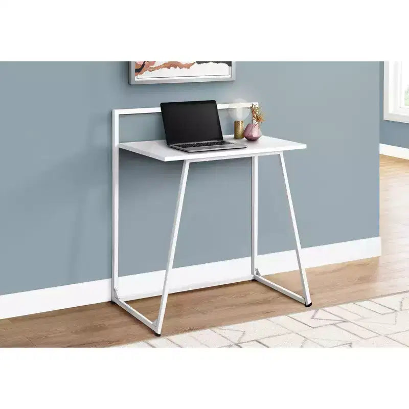  30 Computer Desk,Modern Writing Desk with Laminate Top,Metal Frame,Small Space Workstation,Laptop Desk for Home Office,Study,Bedroom