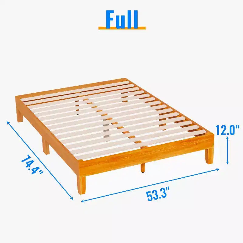 Struttura Letto in Legno Versatile Base Materasso in Legno Massiccio con 14 Doghe Nessuna Rete a Molle Necessaria