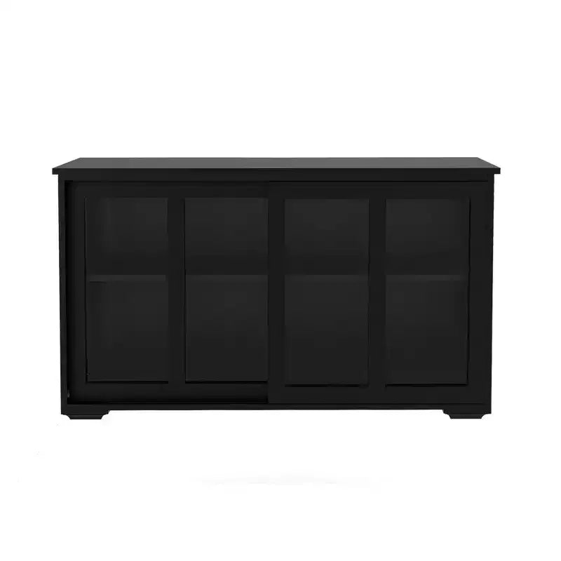 Mobile dispensa/credenza da cucina con anta in vetro