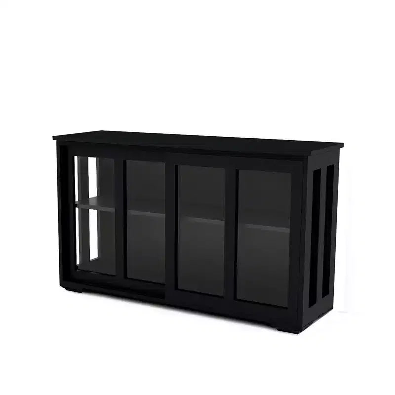 Mobile dispensa/credenza da cucina con anta in vetro