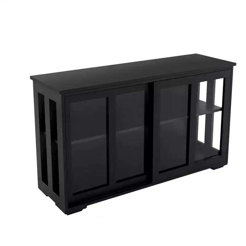 Mobile dispensa/credenza da cucina con anta in vetro