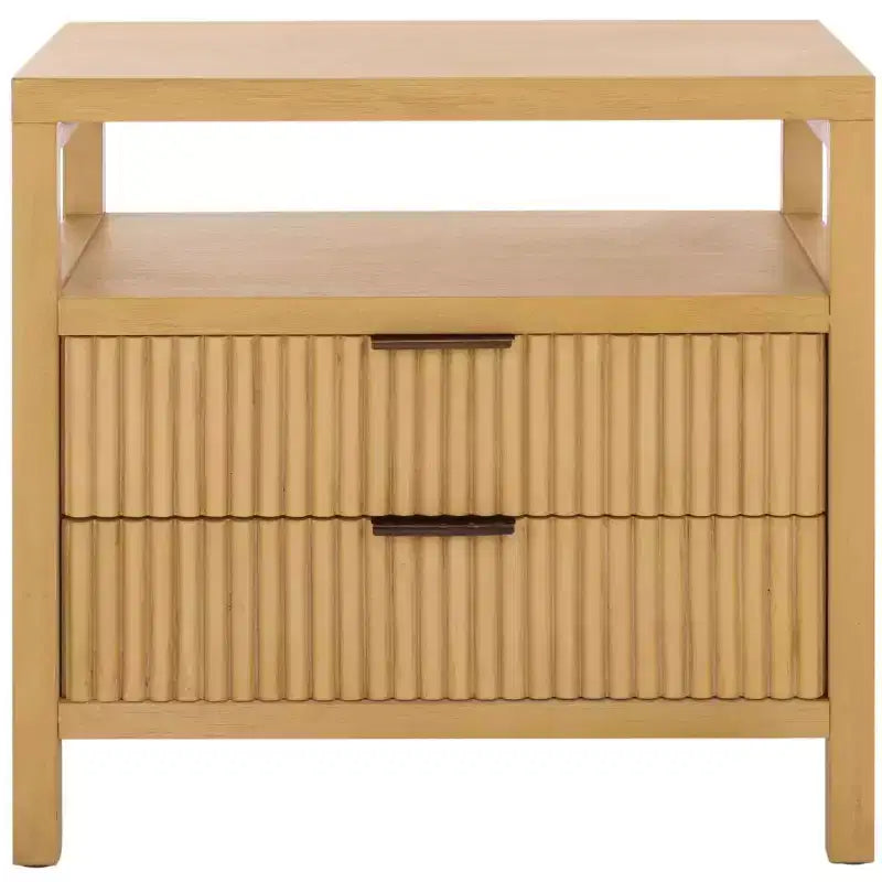  2 Drawer 1 Shelf Nightsand - NST6610 - Natural - 