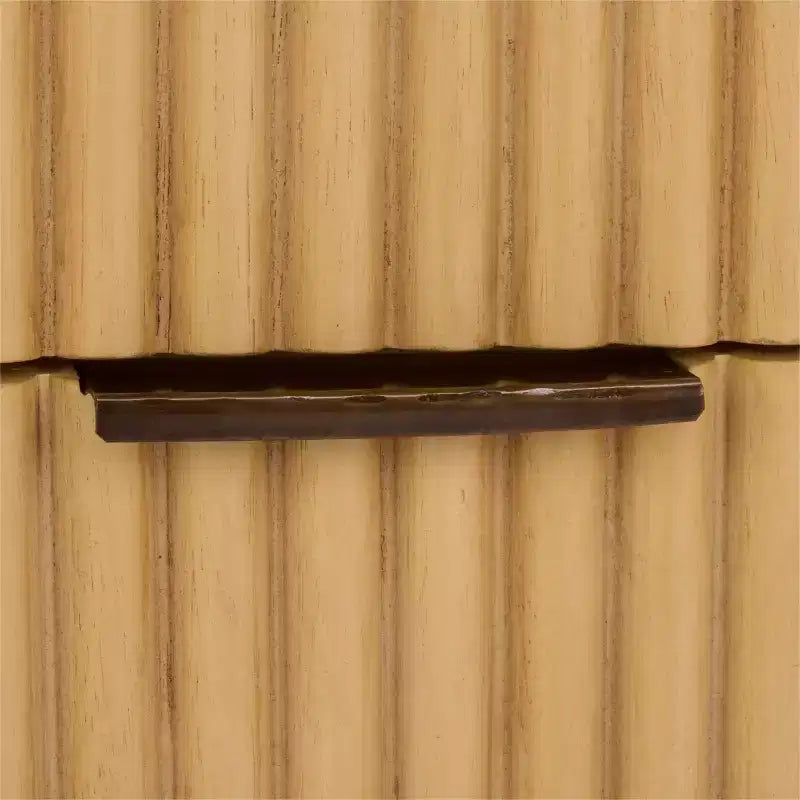 Comodino a 2 cassetti e 1 ripiano - Naturale