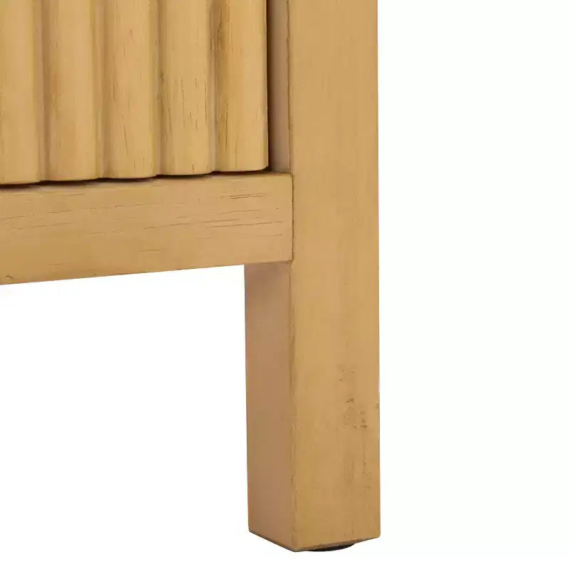 Comodino a 2 cassetti e 1 ripiano - Naturale