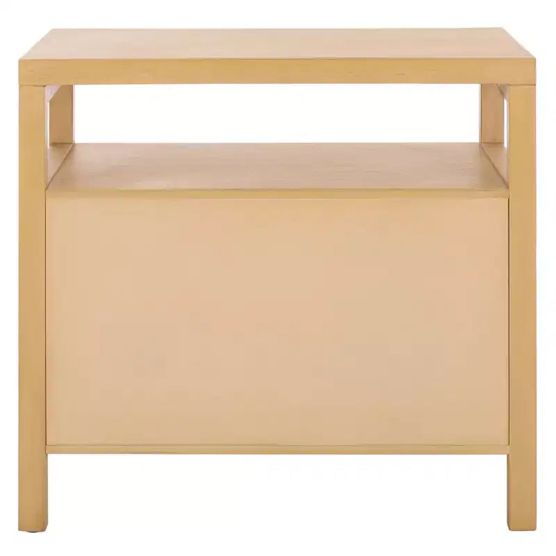 Comodino a 2 cassetti e 1 ripiano - Naturale