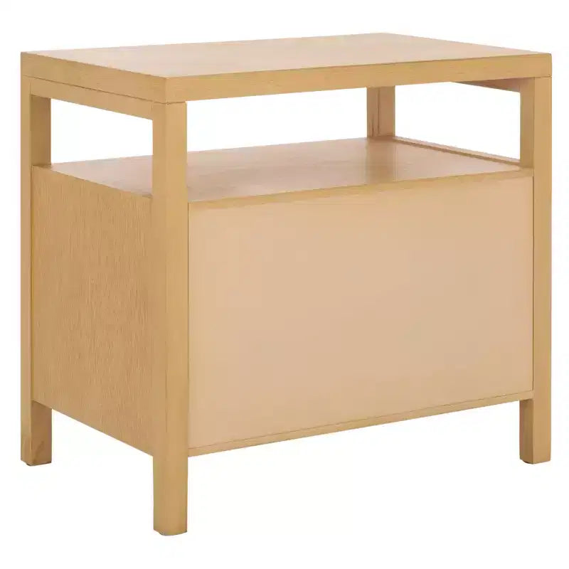 Comodino a 2 cassetti e 1 ripiano - Naturale
