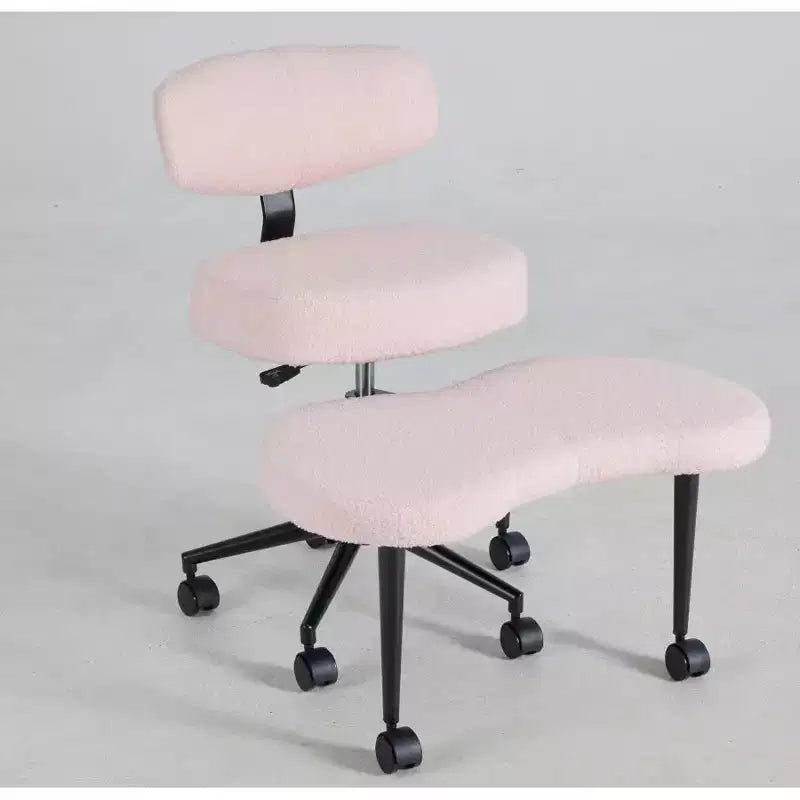  Modern Accent Chair,Upholstered Meditation Chair with Cross-Legged,Armless Chair for Living Room,Bedroom & Balcony