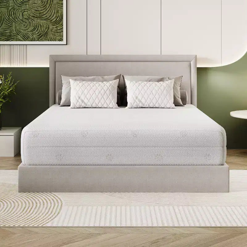  12 inch Gel Memory Foam Mattresses for Cooling Night Sleep & Pressure Relief, Motion isolation